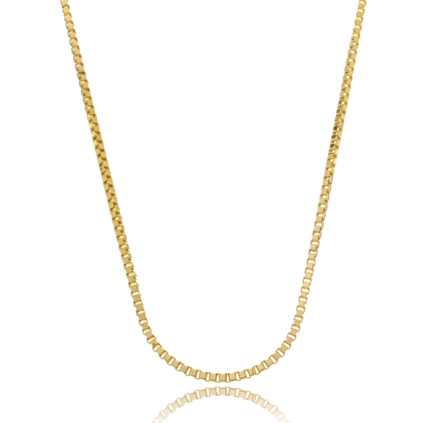 Elegant Box Chain Gold / 18"