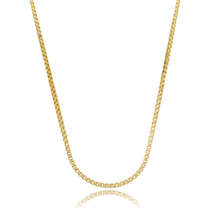 Elegant Box Chain Gold / 18"