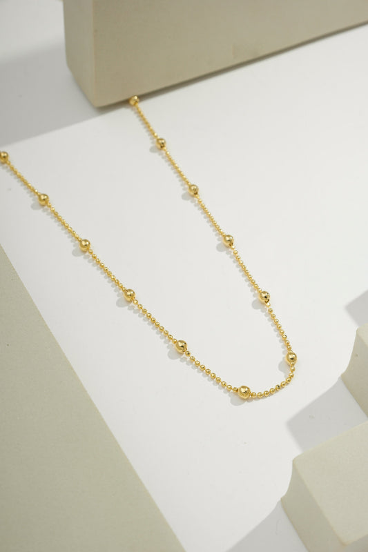 Satellite Bead Chain Gold