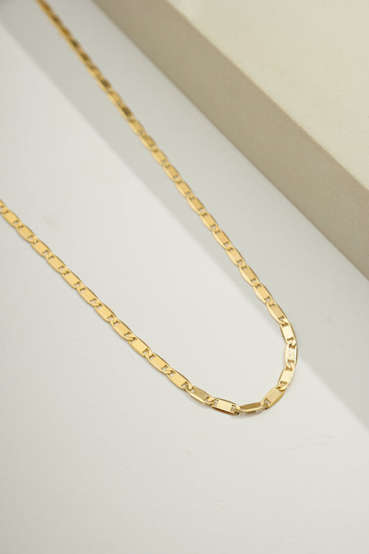 Classic Figaro Chain - 2,5mm Wide Gold / 16"