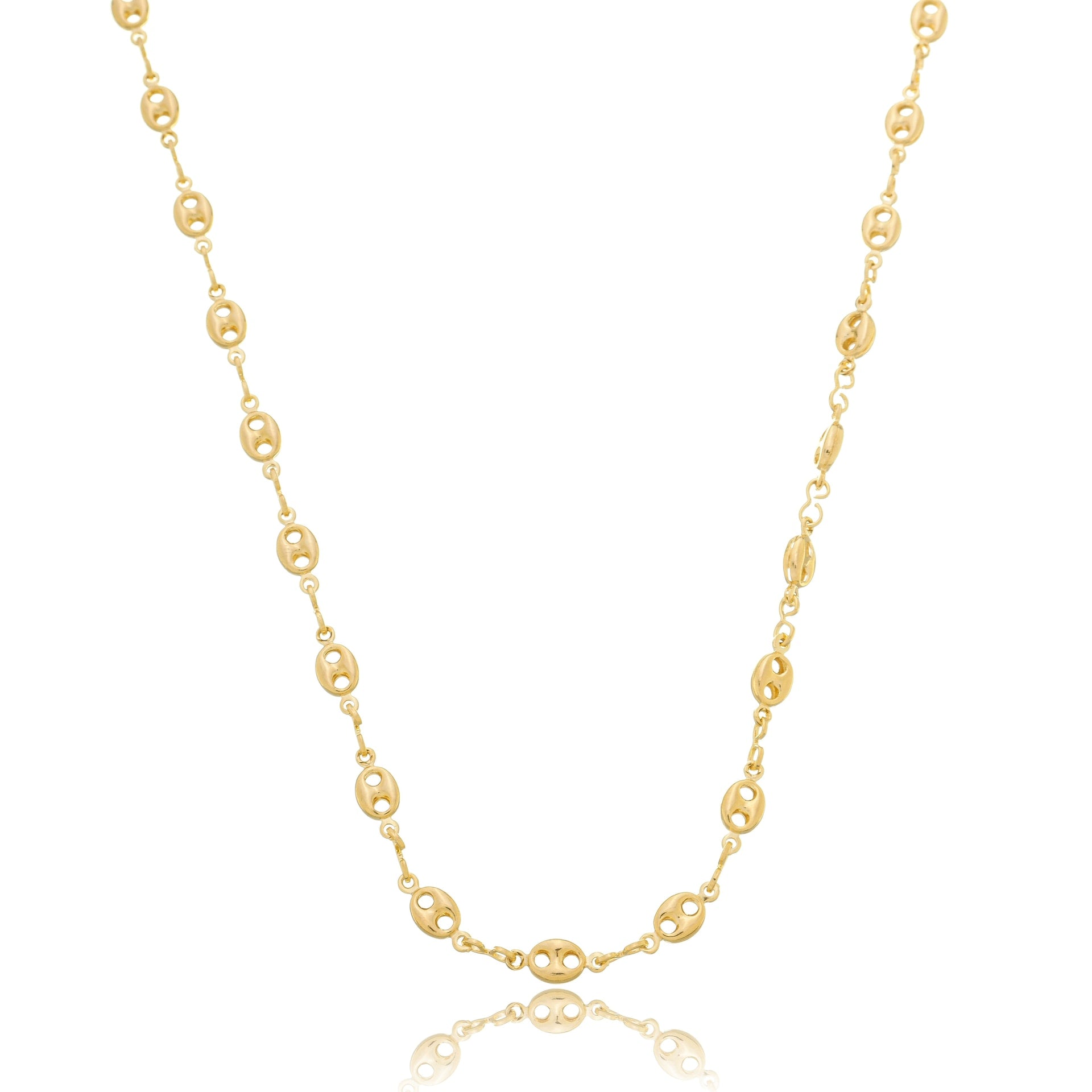 Modern Mariner Chain Necklace Gold