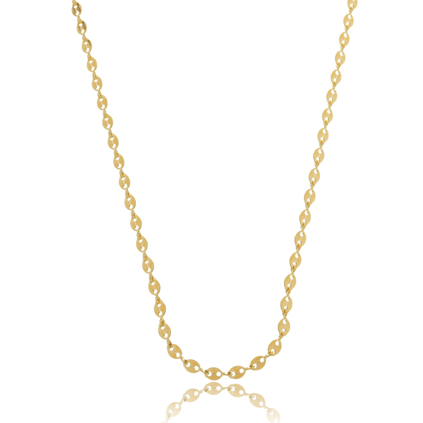 Bold Mariner Chain Necklace Gold