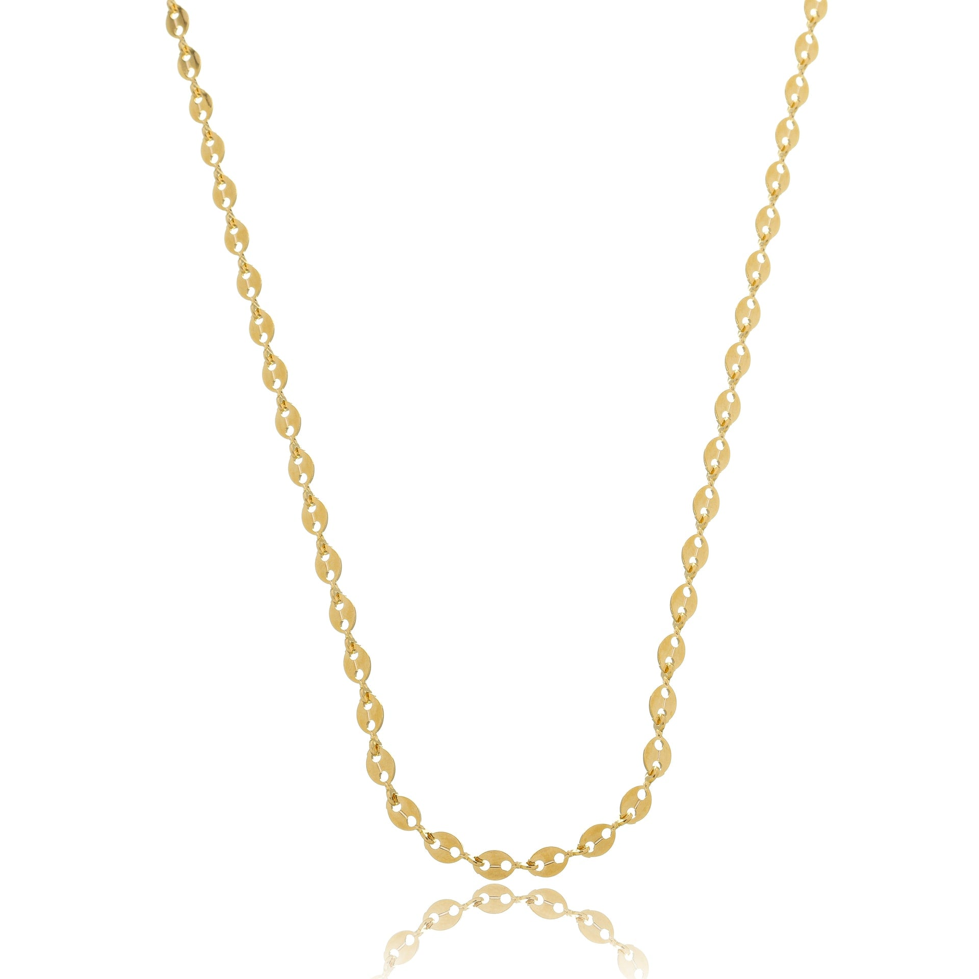 Bold Mariner Chain Necklace Gold