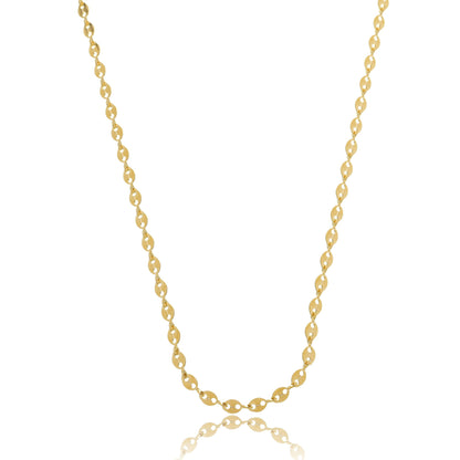 Bold Mariner Chain Necklace Gold