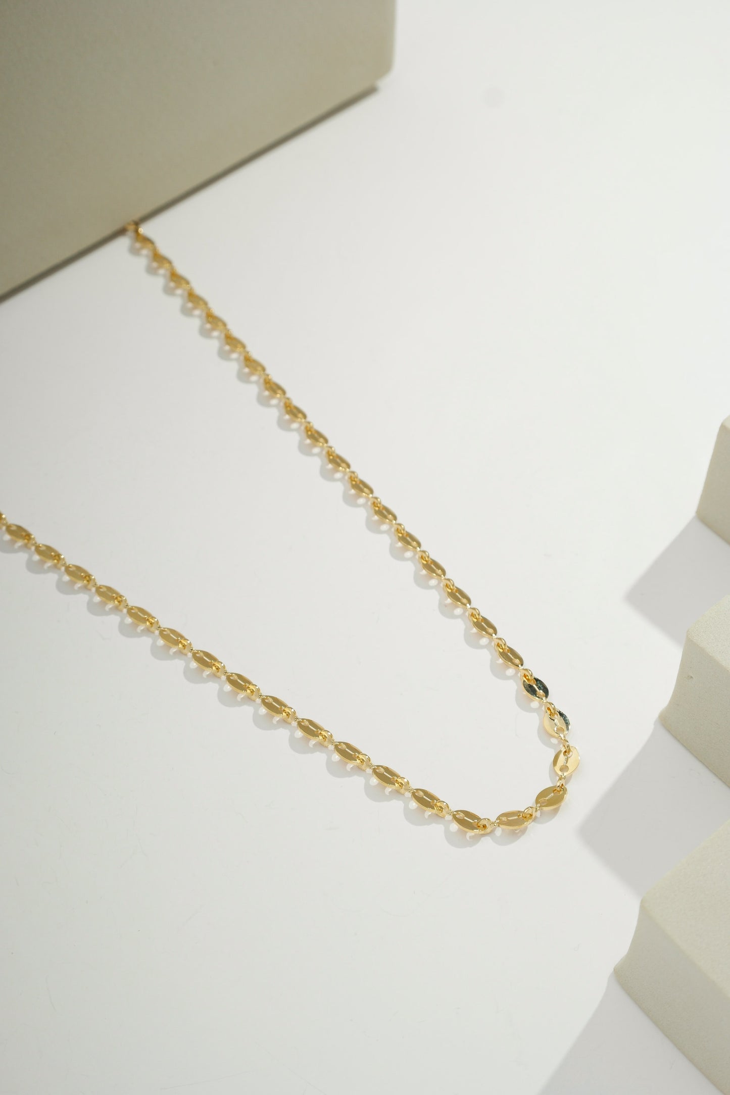 Bold Mariner Chain Necklace Gold