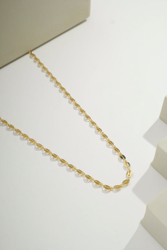 Bold Mariner Chain Necklace Gold