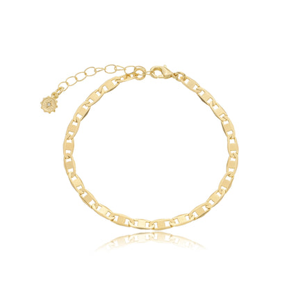 Classic Figaro Chain Gold / 6"