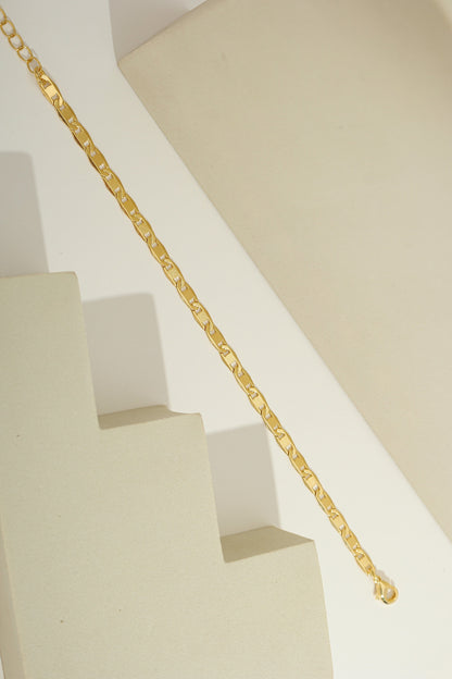 Classic Figaro Chain Gold / 6"