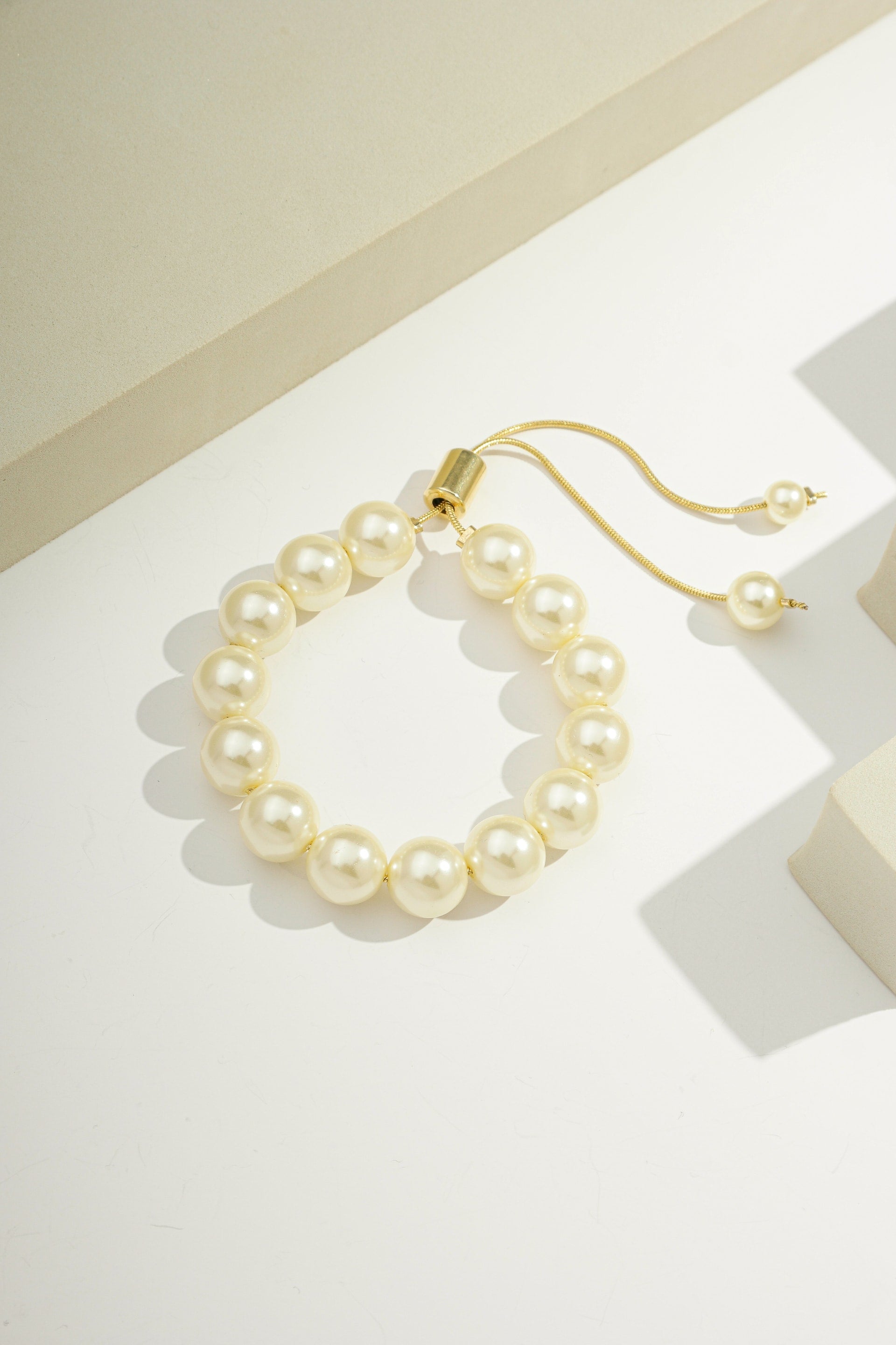 Perfect Fit Pearl Bracelet Gold