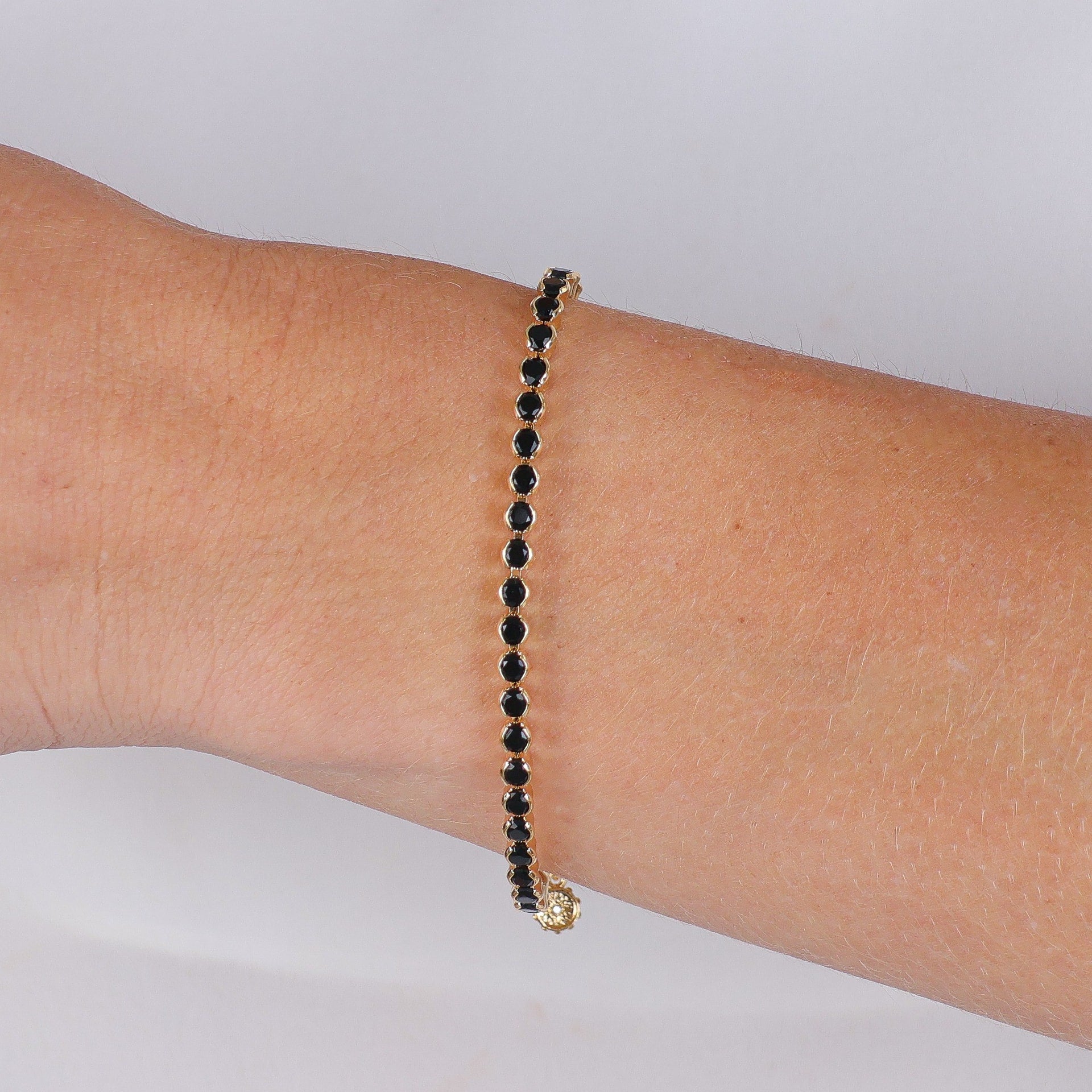 Eclipse Tennis Bracelet Gold