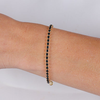 Eclipse Tennis Bracelet Gold