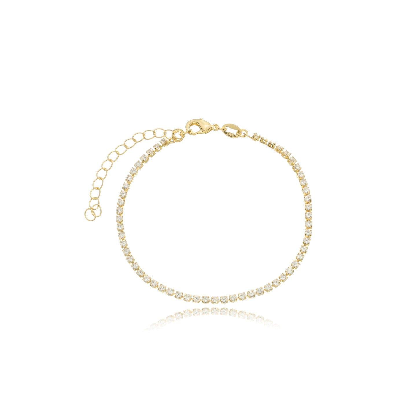Dainty Eloise Tennis Bracelet Gold