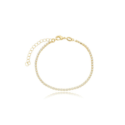 Dainty Eloise Tennis Bracelet Gold