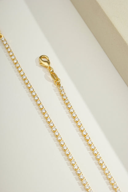 Dainty Eloise Tennis Bracelet Gold