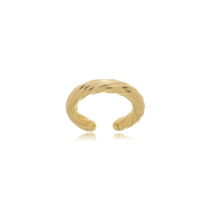 Twisted Fake Piercing Gold