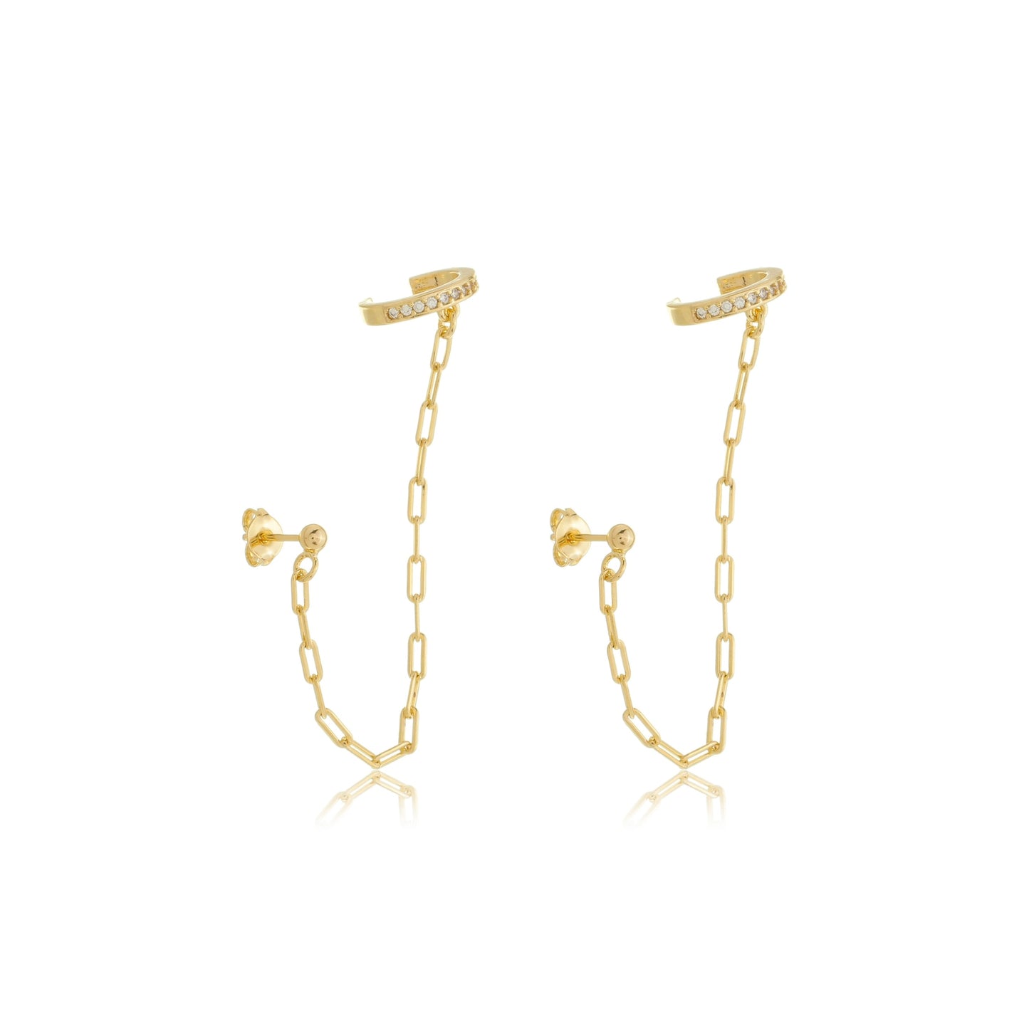 Chain Ear Cuff Earrings