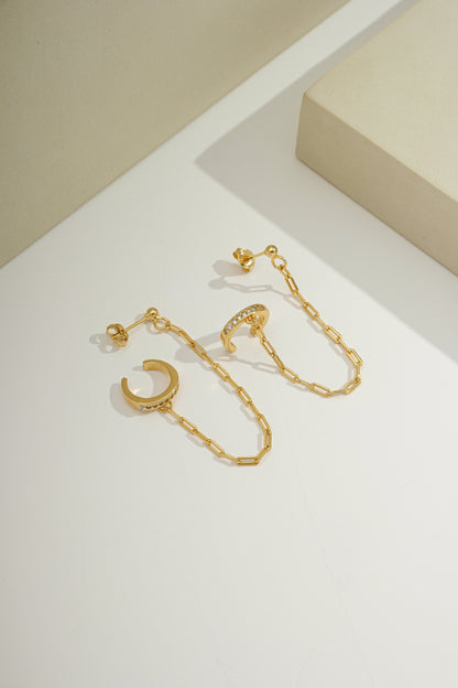 Chain Ear Cuff Earrings