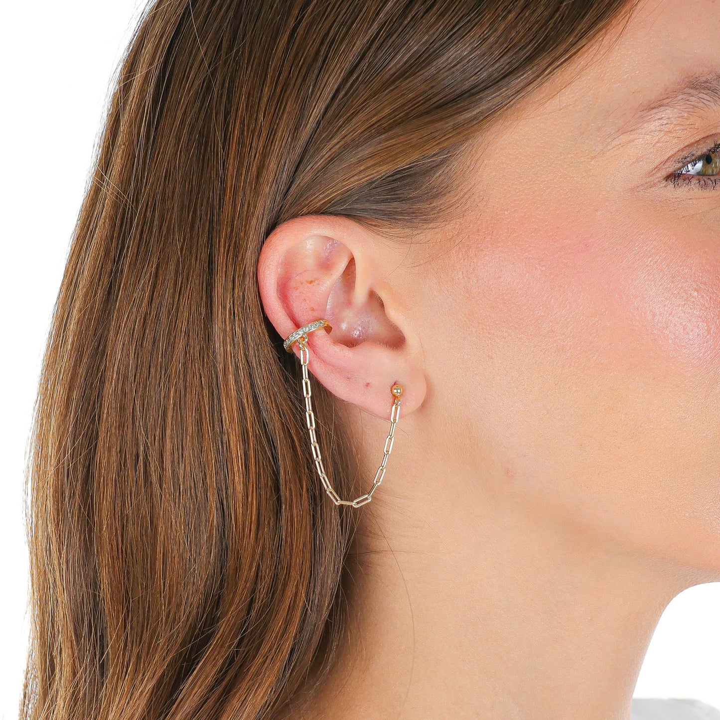 Chain Ear Cuff Earrings
