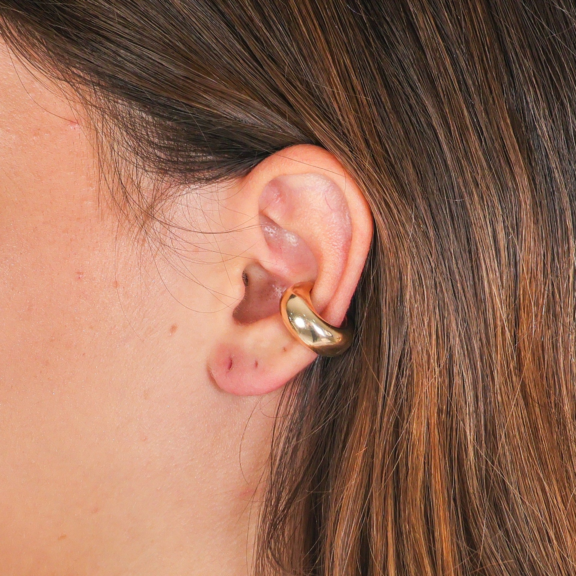 Bold Classic Fake Piercing Gold