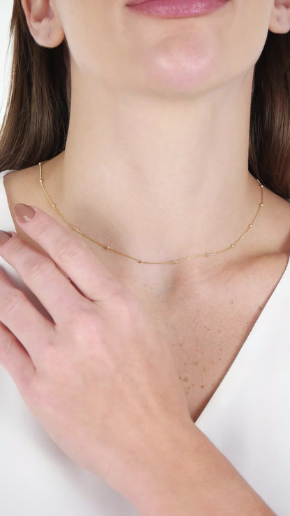 Minimalist Beaded Chain