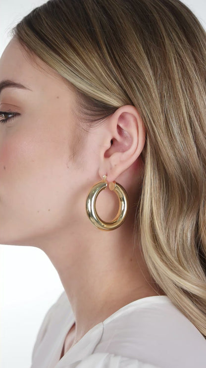 Bold Circle Hoop