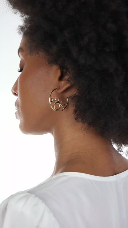 Fearless Eyes Hoop