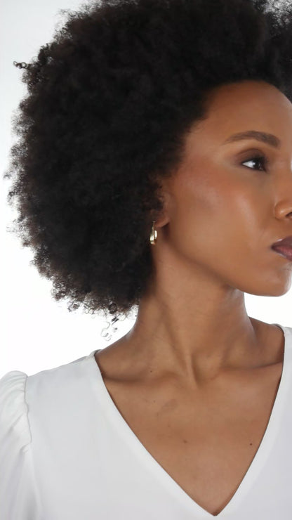 Slim Teardrop Earring