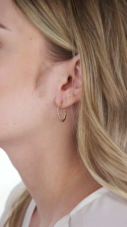 Dainty Mariner 18mm Hoops