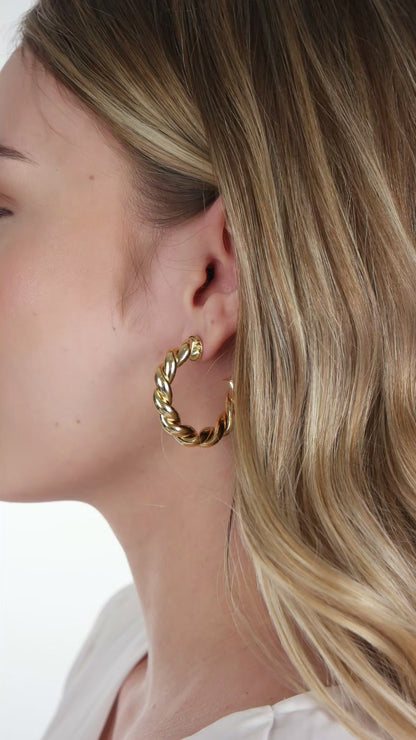 Bold Bossa Nova Hoops