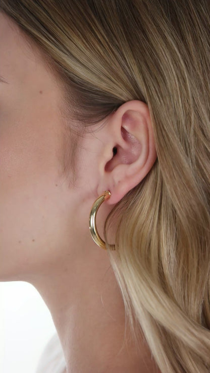 Anna 30mm Open Hoops